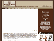 Tablet Screenshot of batemanhouse.com